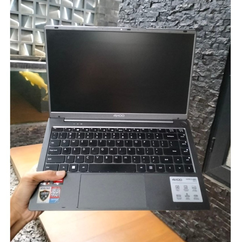 Laptop Axioo Hype 5 AMD X5-2 AMD Ryzen 5 7430U Ram 8Gb SSD 256Gb Pilihan Laptop Kantor Second Berkua