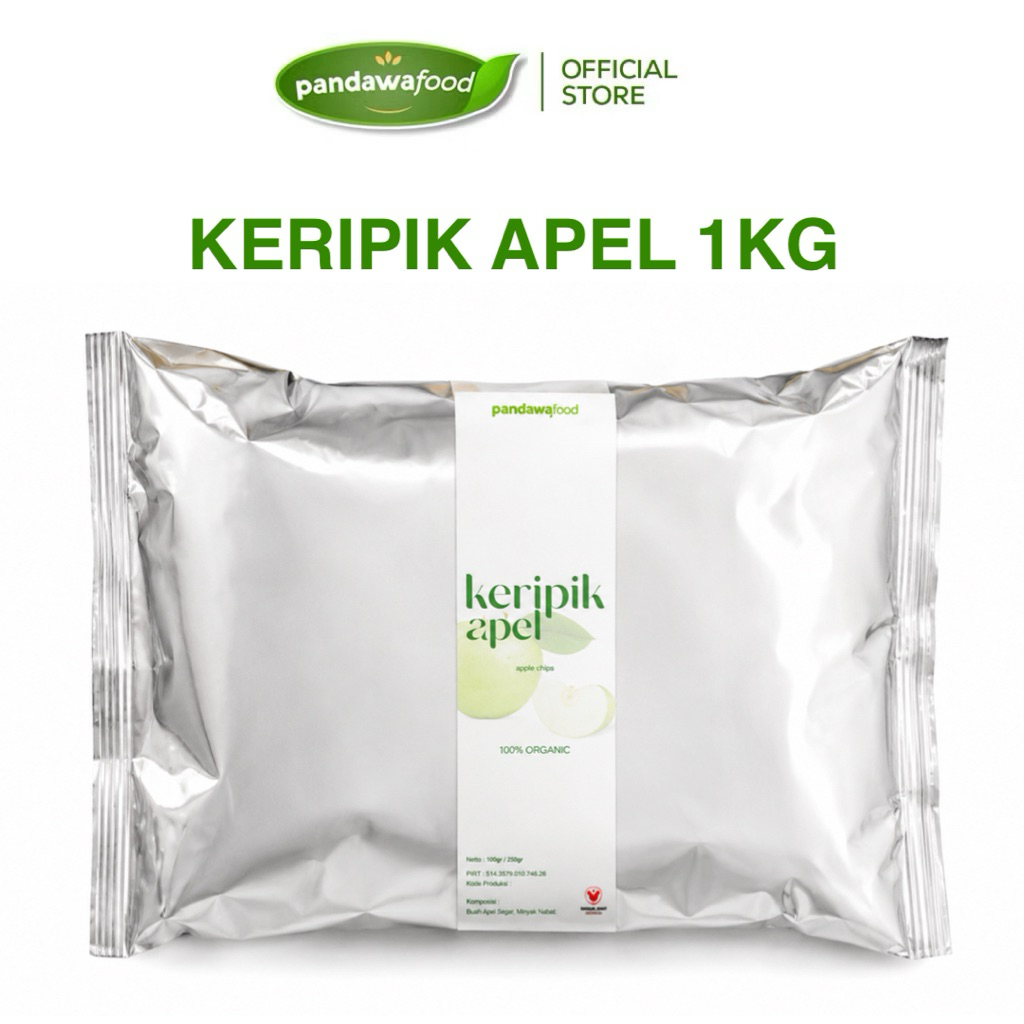 Keripik Apel 1Kg / Keripik Buah Apel Khas Malang / Oleh-Oleh Khas Batu Malang / Keripik Renyah / Ker