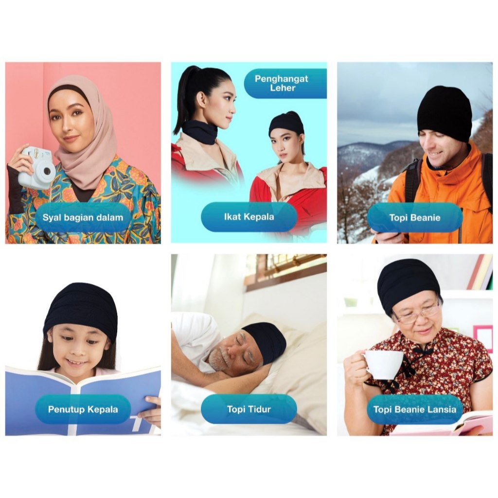 AULORA Scarf with KODENSHI® / Scarf KESEHATAN PREMIUM BUATAN JEPANG