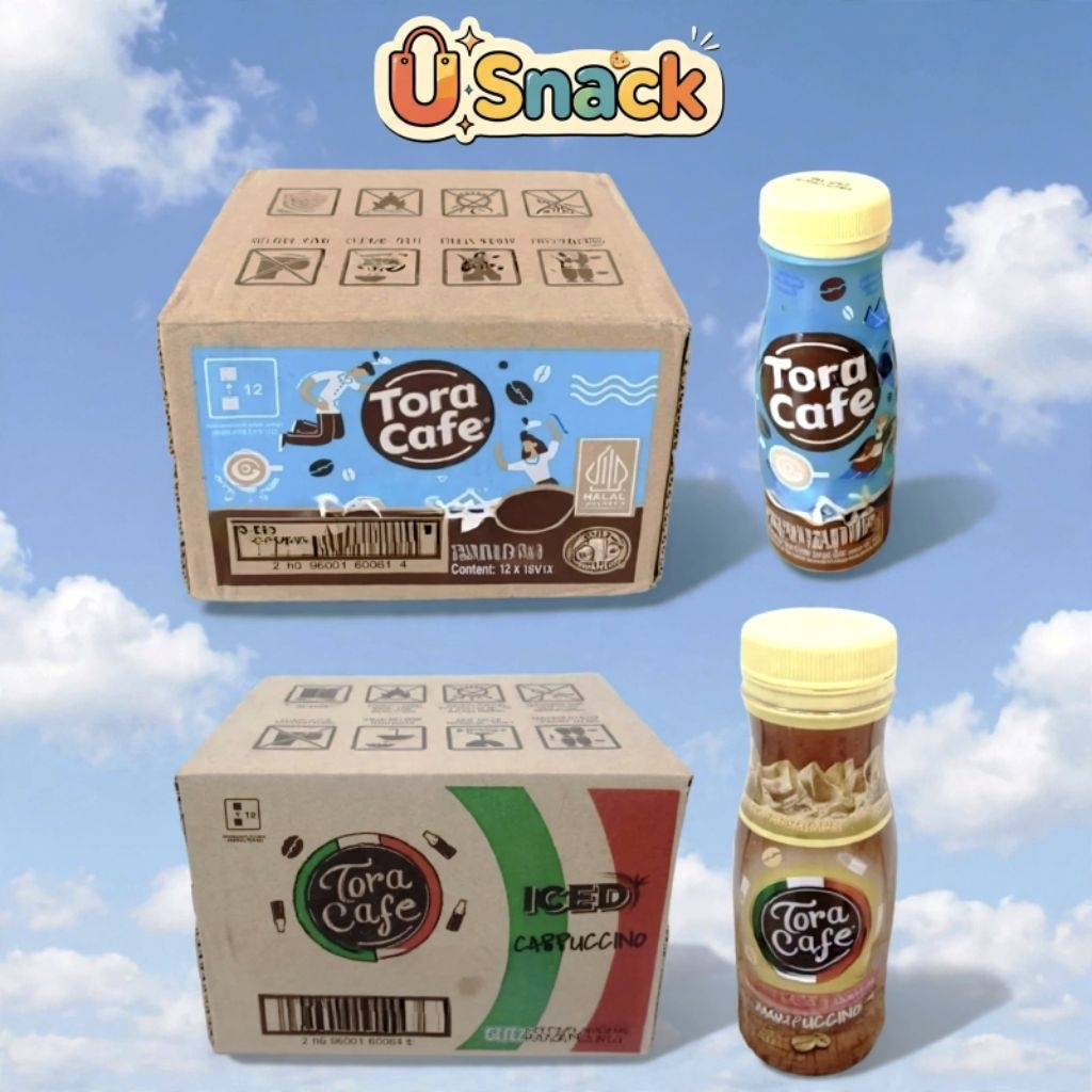 [ 1 karton isi 12×180ml ]  Toracafe Iced Cappuccino / Milky Latte
