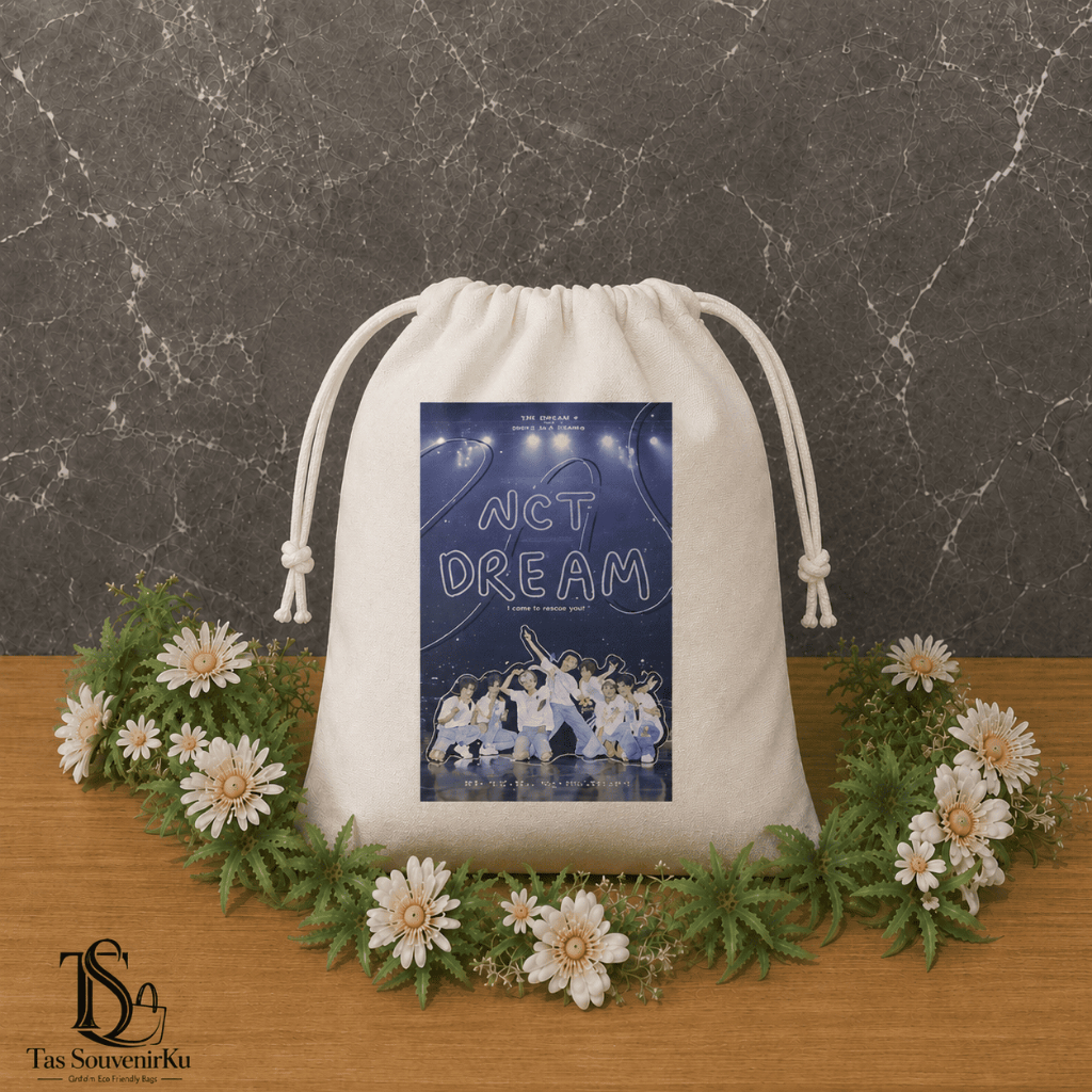 Pouch Serut KPOP Custom Foto Member Idol Korea Merchandise Fanbase Bisa Satuan