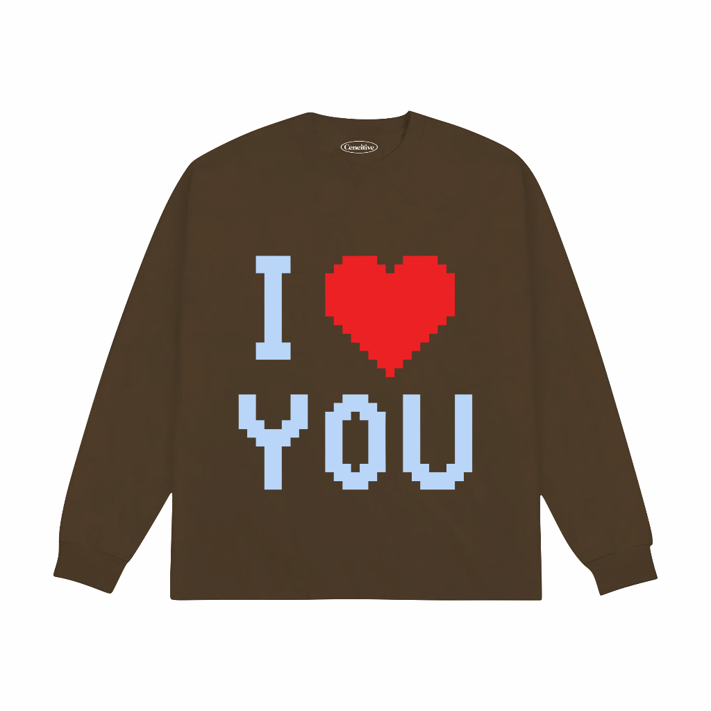 TS-Cencitive Love You Chocolate Longsleeve