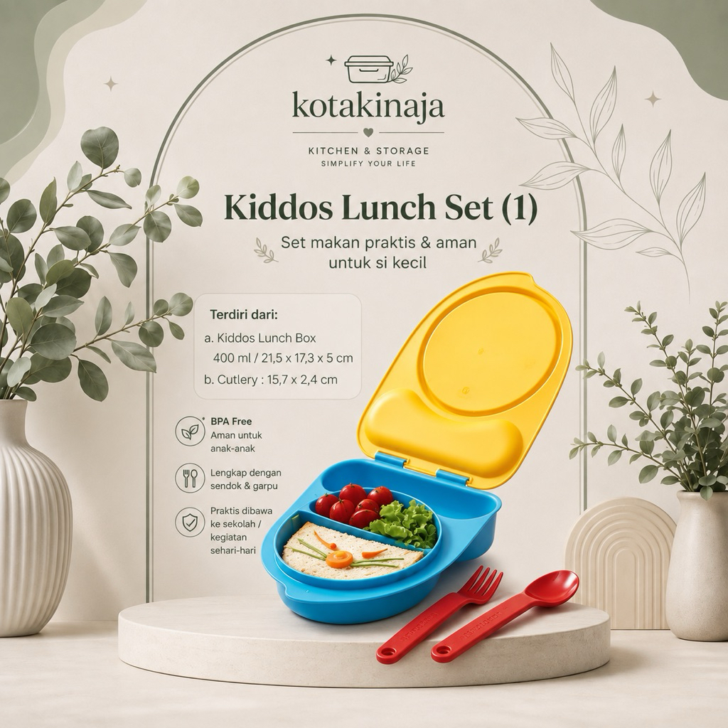 TUPPERWARE Kiddoz Lunch Box Set