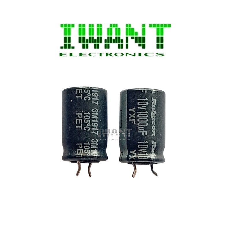 1000UF10V 1000UF10V ELCO 1000UF 10V 105' KAPASITOR 1000UF10V RUBYCON