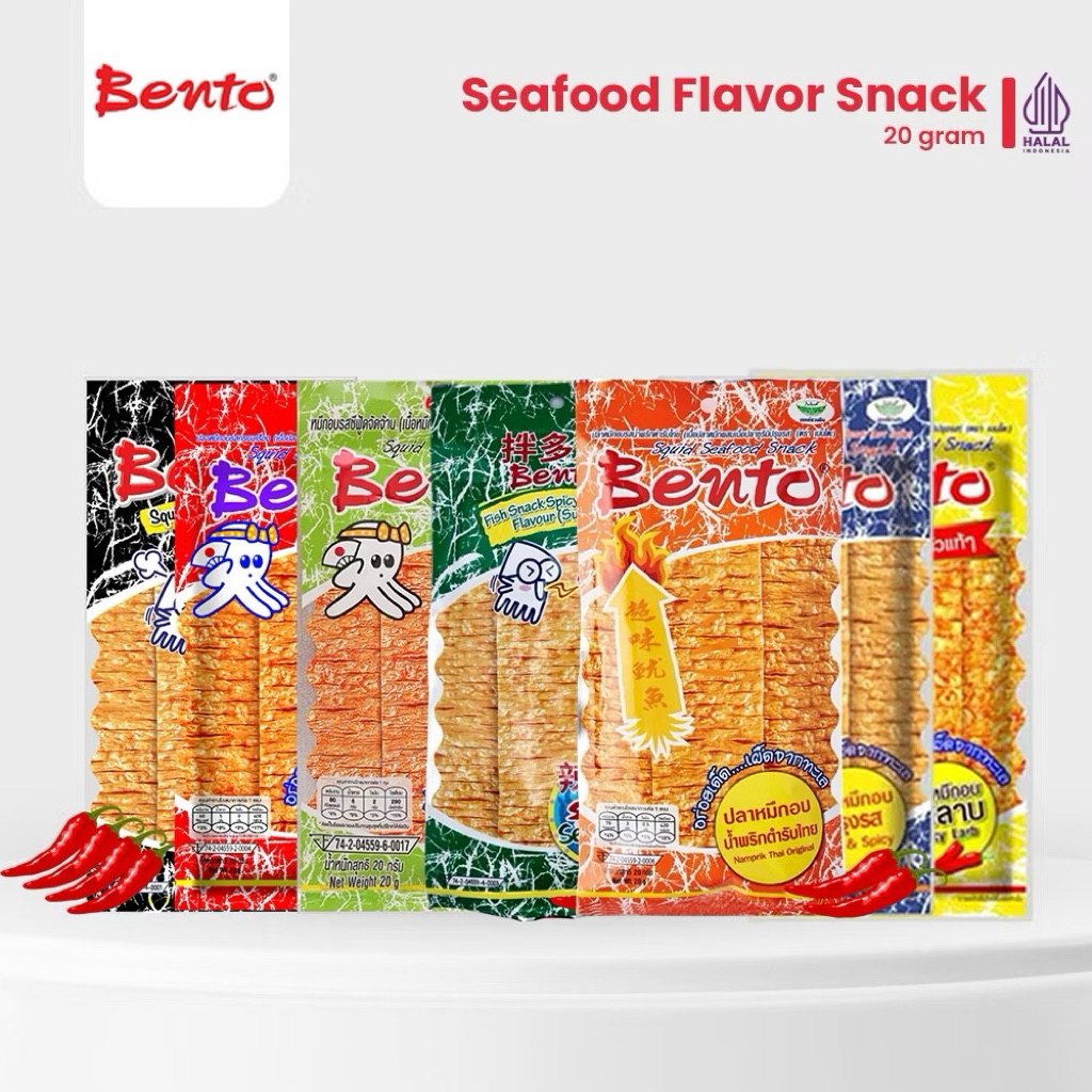 HALAL JUHI BENTO THAILAND. Snack Thailand Pedas Manis