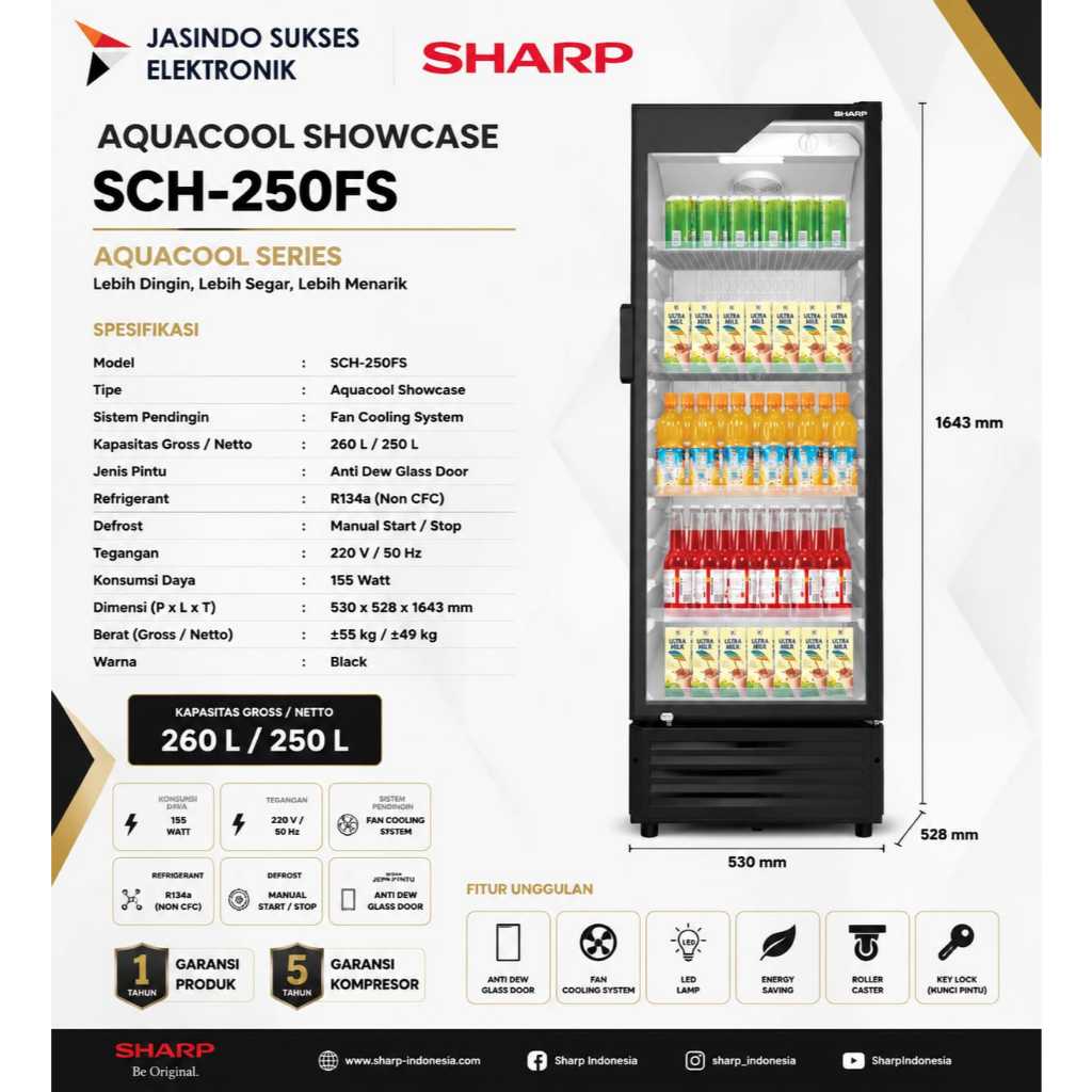 SHOWCASE SHARP 250FS