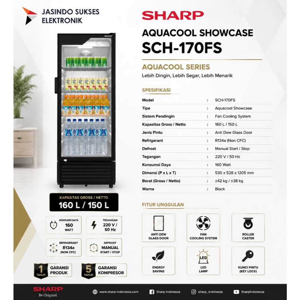 SHOWCASE SHARP 170FS