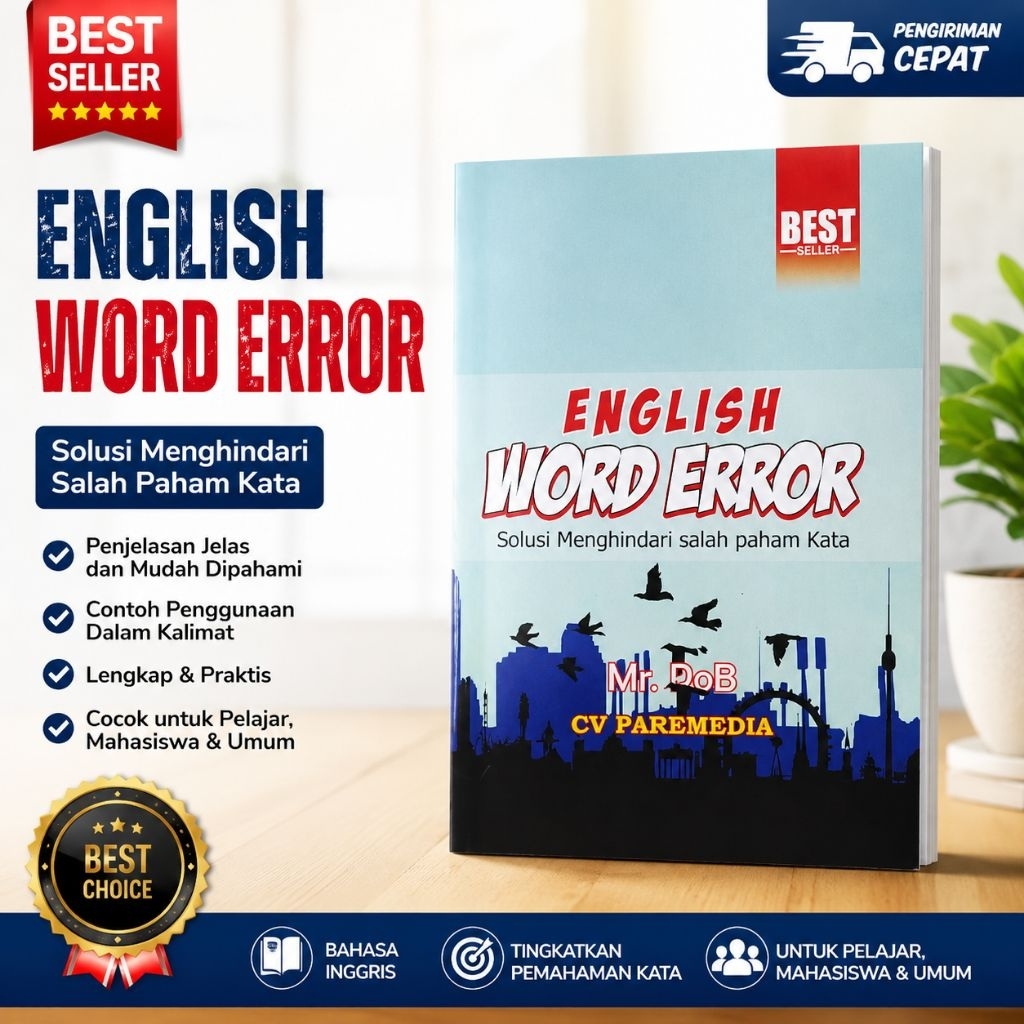 English Word Error - Solusi Menghindari Salah Paham Kata Original