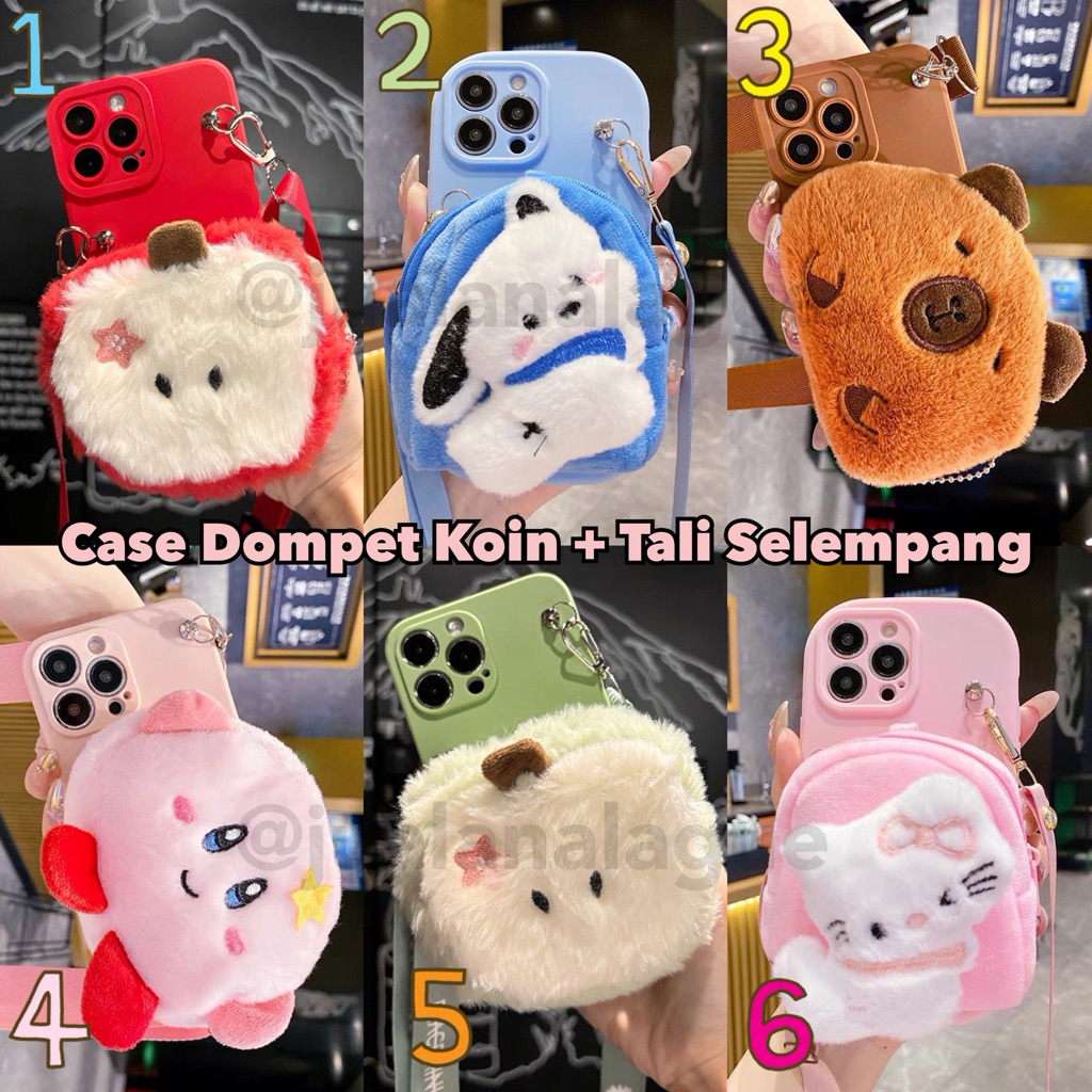 Case Dompet Koin dan Tali Selempang Xiaomi REDMI NOTE 2 4 4X 5A PRIME 5A NON FINGER PRINT 7 8 9 MAX 