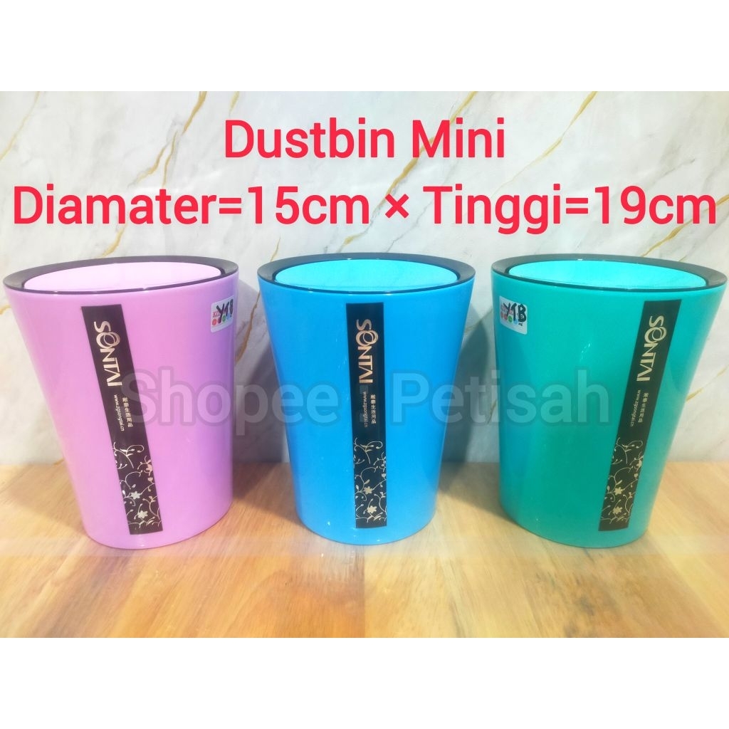 Tempat Sampah Kecil / Mini Trash Bin / Tong Sampah Mobil / Dustbin Kecil / Tempat Sampah Meja / Temp