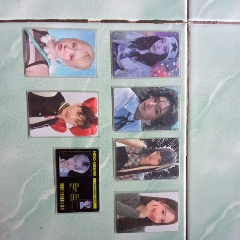 photocard official Yangyang,xiaojun,rami, new jeans,jiung,dll