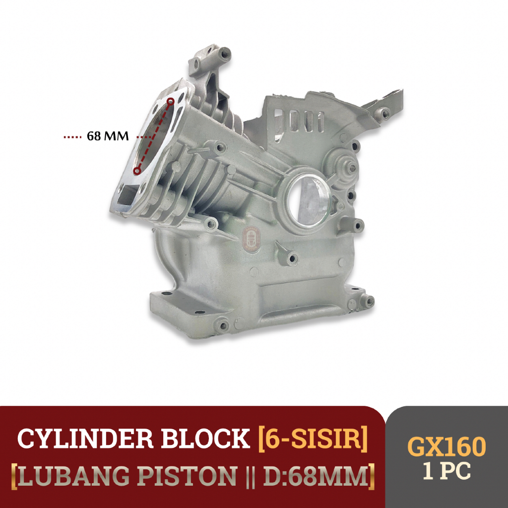 CYLINDER BLOCK GX160 BLOK MESIN GX160