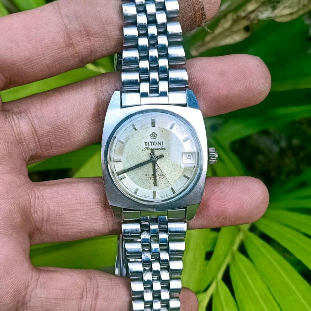 Jam Tangan Original Titoni Airmaster 21 Jewels Titoflex Automatic