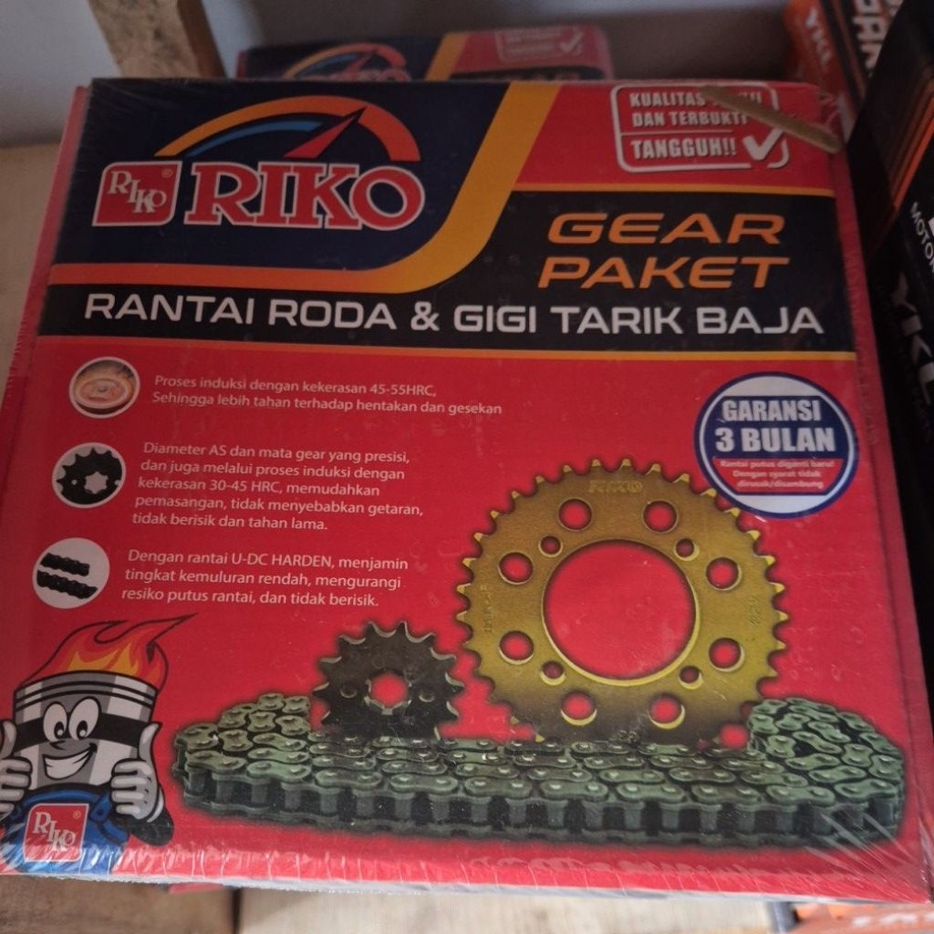 gear paket Riko . Verza .megapro. CB150