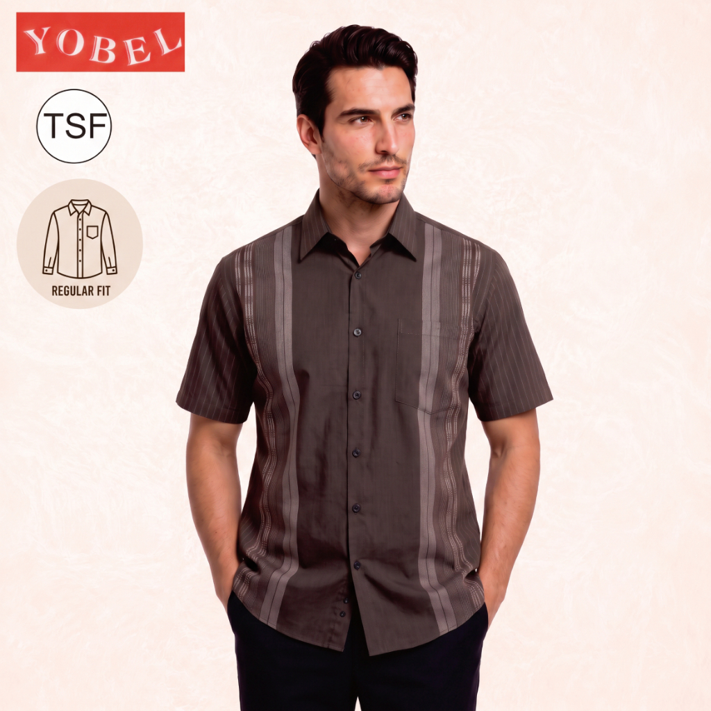 Kemeja Pria Lengan Pendek YOBEL Regular Fit
