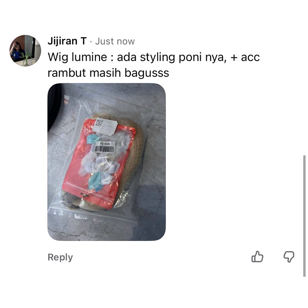 Wig lumine manmei
