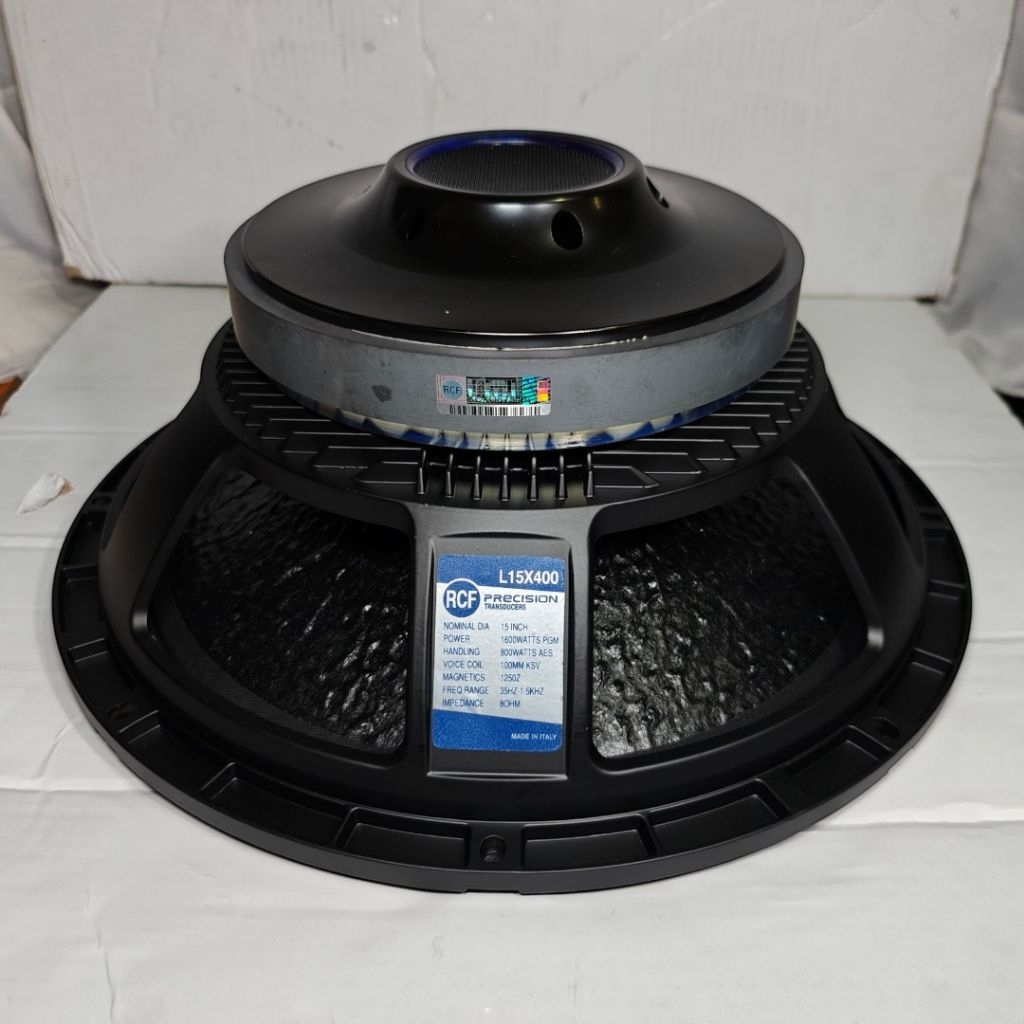 (PROMO FREE KAYU) Komponen Speaker / 15 Inch / RCF LF15X400 / VC 4 IN / LF15 X400 LF 15 X400 Daun Je
