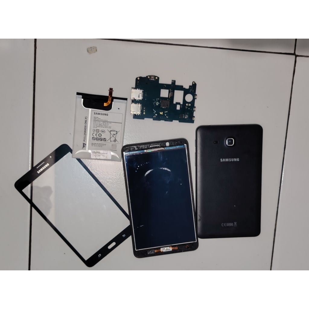 Bahan part mesin kamera baterai samsung Tab T285 ori copottan