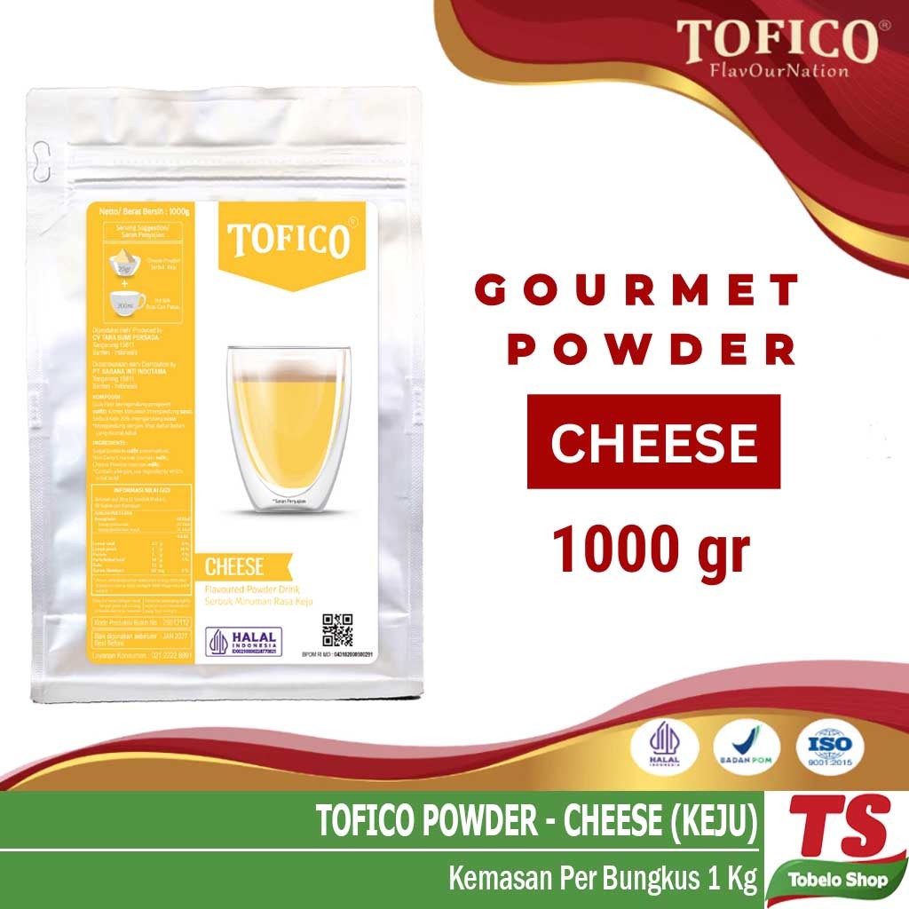TOFICO CHEESE POWDER 1KG / TOFICO POWDER CHEESE / TOFICO POWDER KEJU / TOBELOSHOP