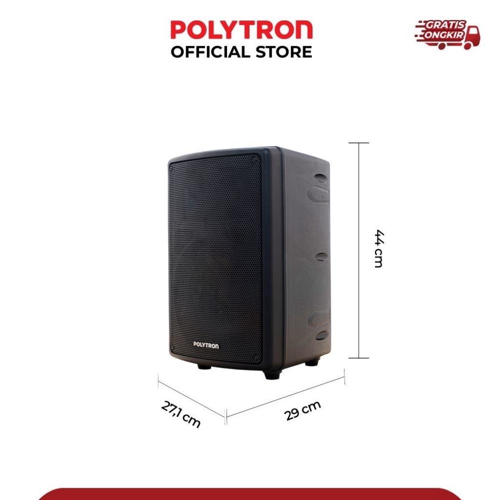 Polytron Pas Pro 8F3 Speaker Portable Bluetooh Polytron 8inch PasPro 08F3