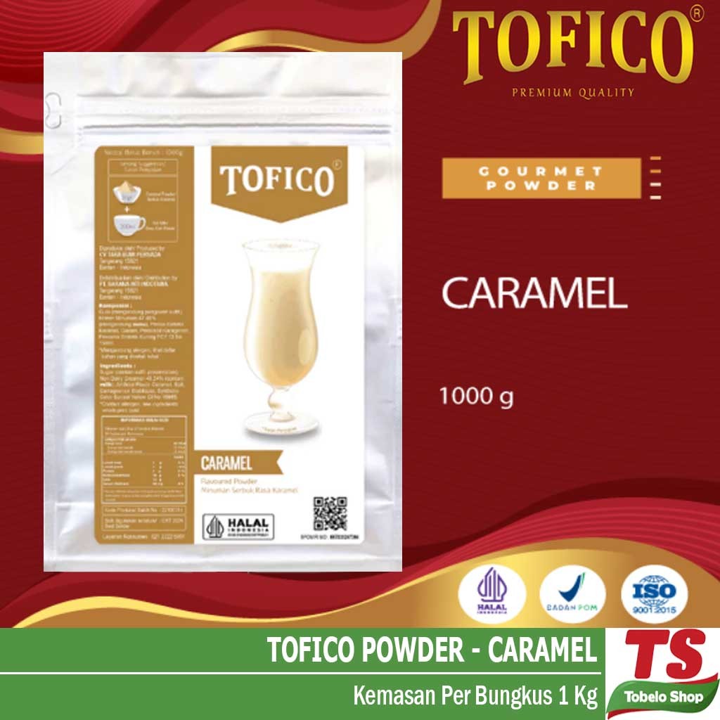 TOFICO CARAMEL POWDER / TOFICO POWDER CARAMEL / BUBUK MINUMAN CARAMEL / TOBELOSHOP