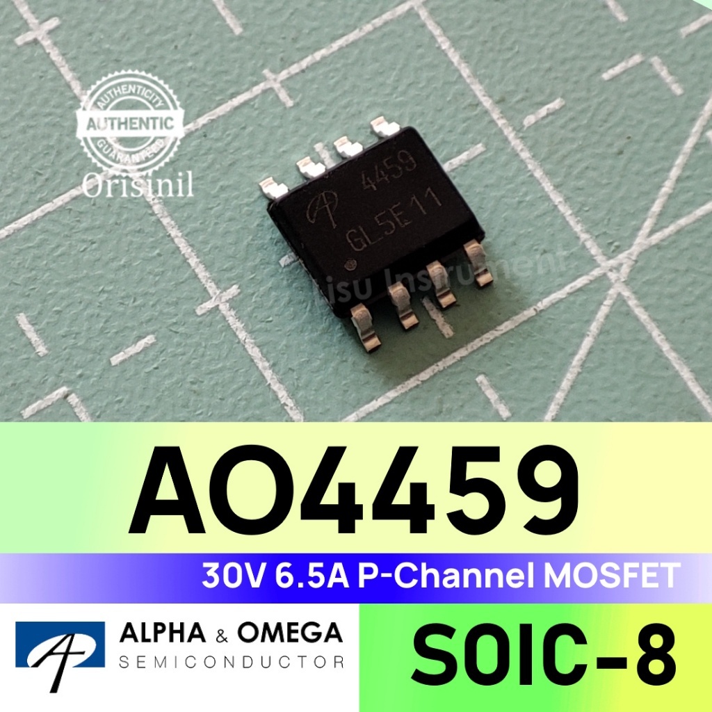 AO4459 30V 6.5A P-Channel MOSFET 4459 SOIC-8 Alpha Omega ORIGINAL