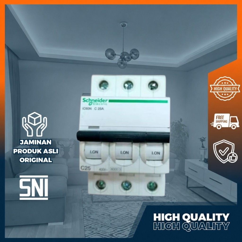 MCB listrik 3Phase type IK/IC