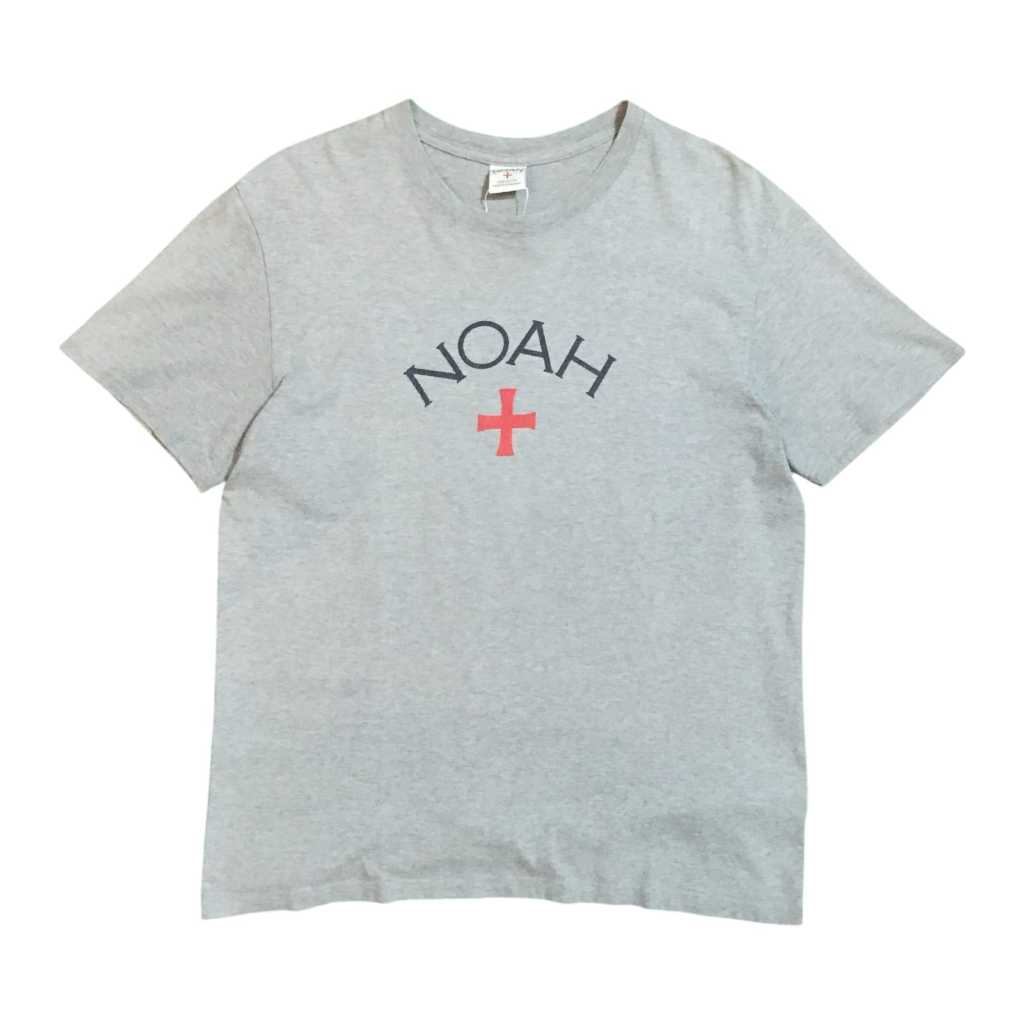 Noah Core Logo Tee Grey