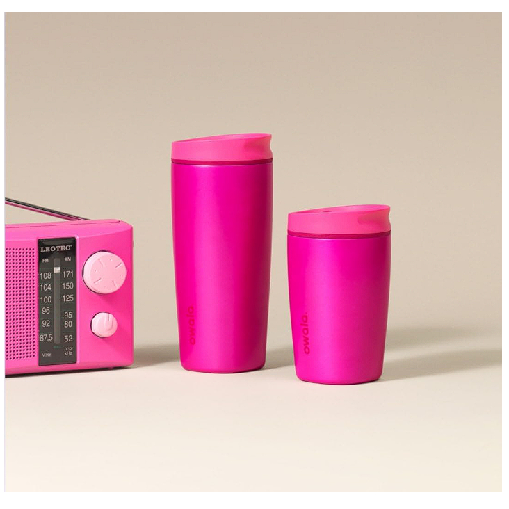 PREORDER OWALA US 100%ORIGINAL SmoothSip Slider Insulated Stainless Steel Coffee Tumbler