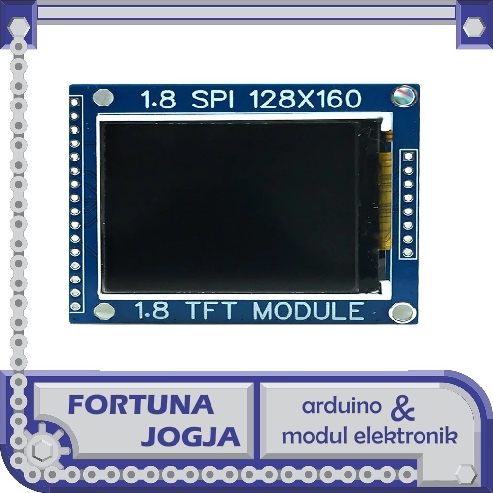 TFT LCD Module 1.8 inch 128x60 RGB Serial SPI 128x160 LCD for Arduino