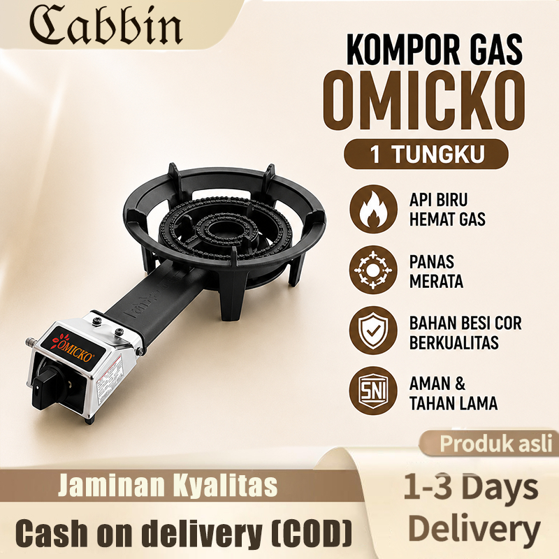 Kompor Cor Mata Api Seribu OMICKO 31A Kompor Industri OMICKO PAKET SELANG REGULATOR SNI