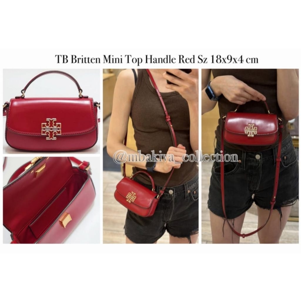 TB Britten Mini Top Handle Red