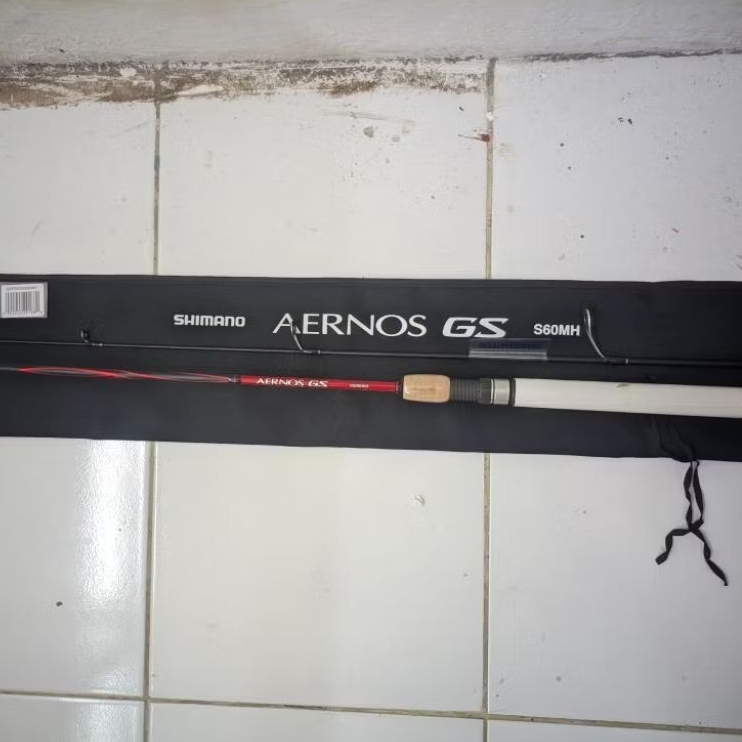 joran spinning Shimano Aernos 2022 GS S60MH rod pancing kolaman Galatama kuat dan bandel 180cm 10-20