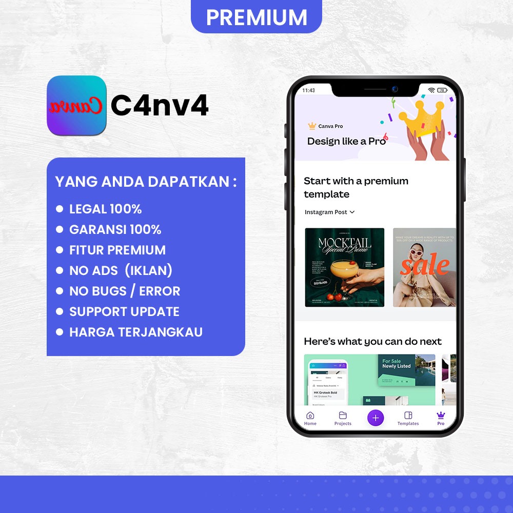 100.000++ TEMPLATE CANVA PREMIUM