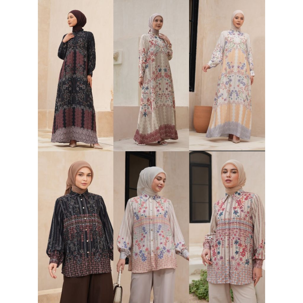 ALTHEA SERIES ALTHEA SHIRT DRESS HEAVEN LIGHTS