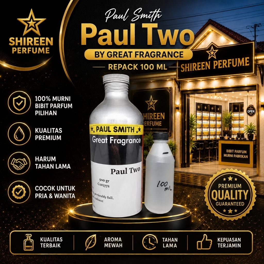PAUL TWO by GREAT FRAGRANCE 100 ML REPACK