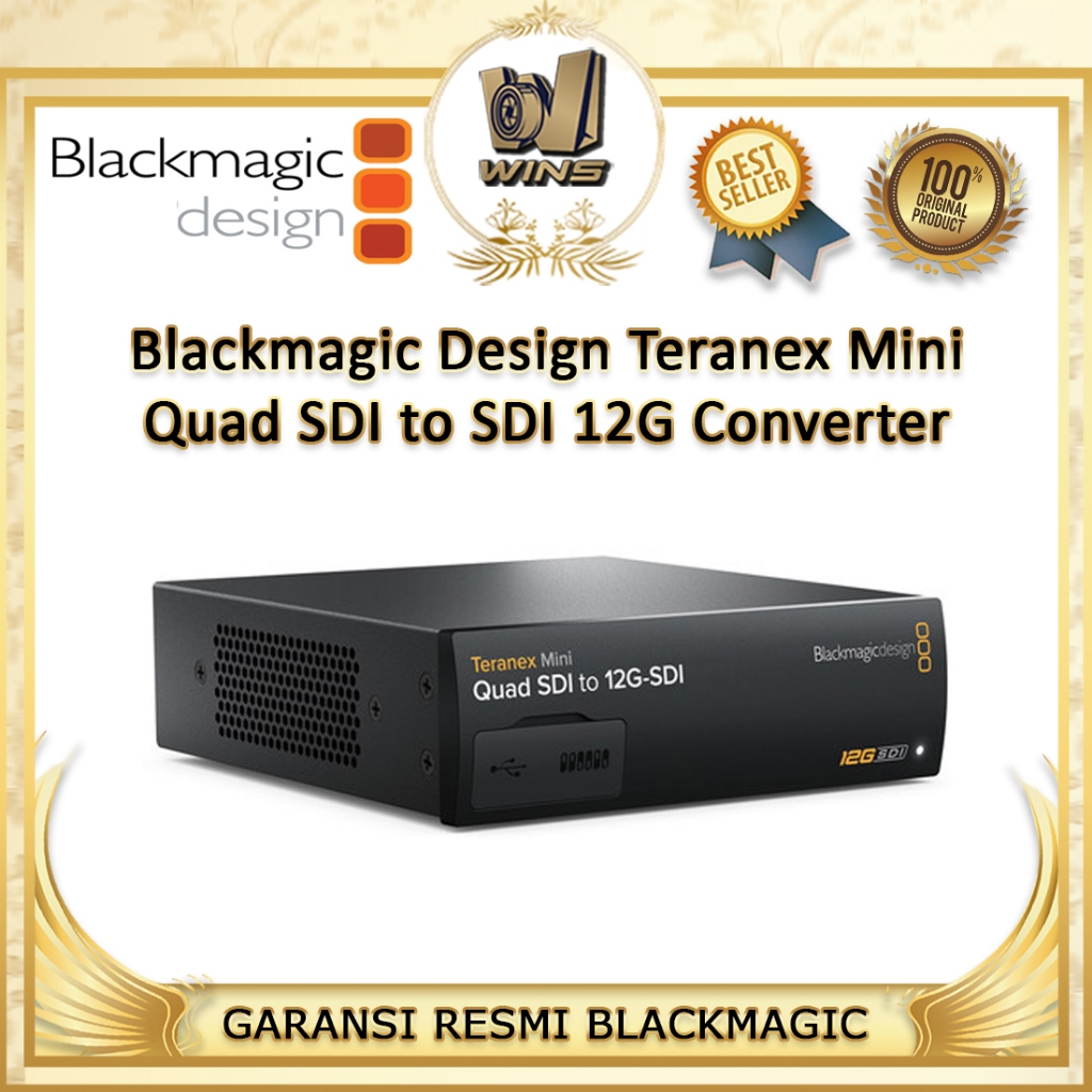 Blackmagic Design Teranex Mini Quad SDI to SDI 12G Converter Original
