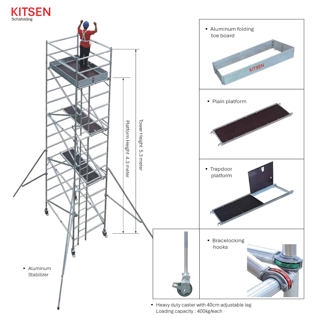 SCAFFOLDING 1 SET T530CM