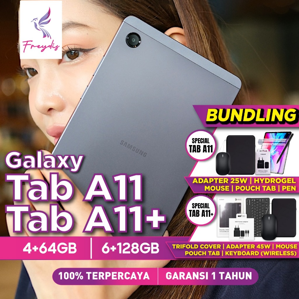 Samsung Galaxy Tab A11 A11+ Wifi 4G 5G 4/64 6/128 GB Tablet