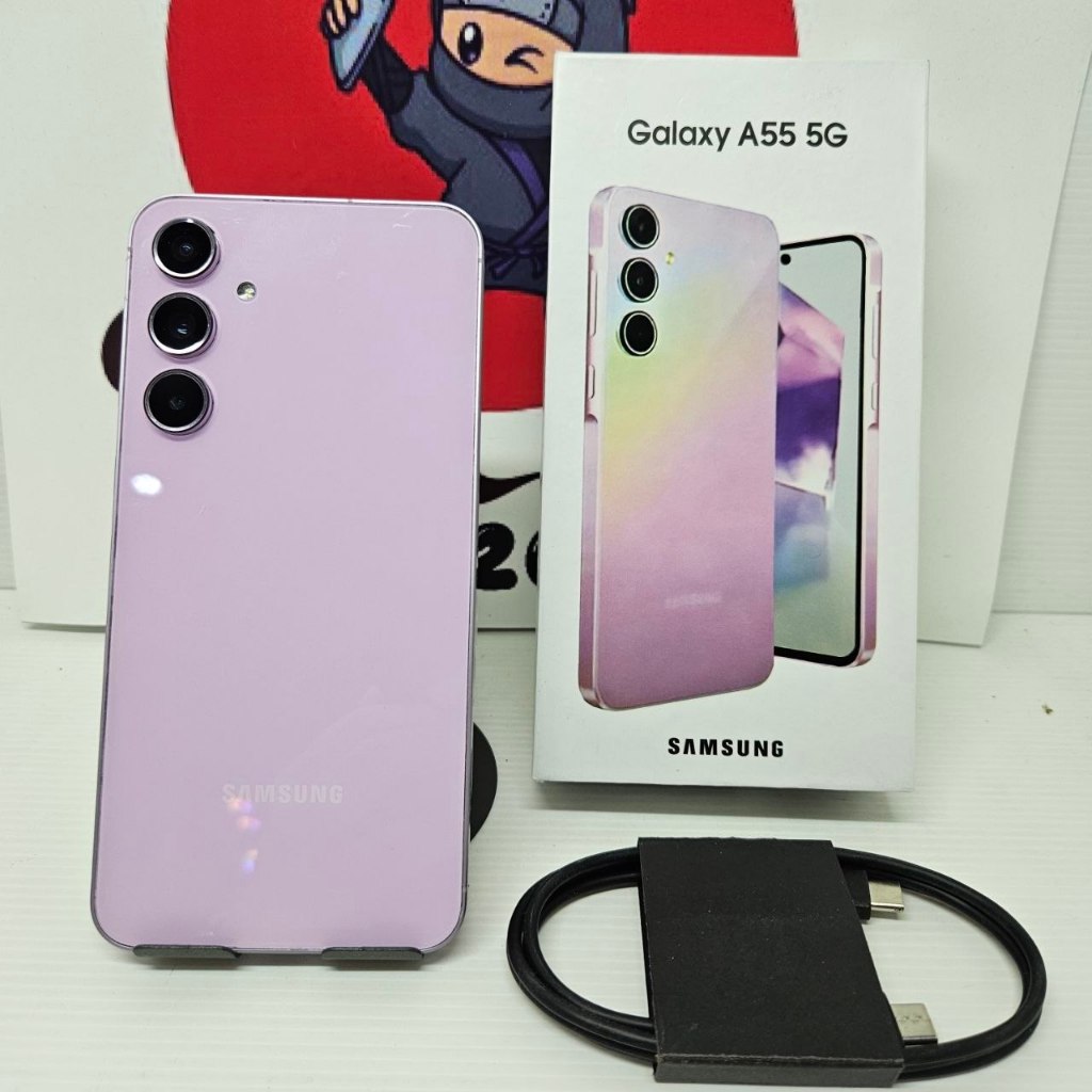 Samsung Galaxy A55 Lilac 12/256 Fullset Sein No Minus