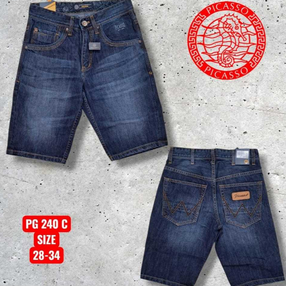 Celana Pendek Picasso Pria Original Picasso Celana Jeans Pendek Cowok