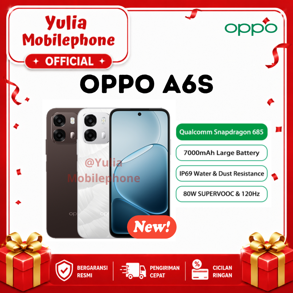 Oppo A6s 4G 8/128GB NFC Garansi Resmi
