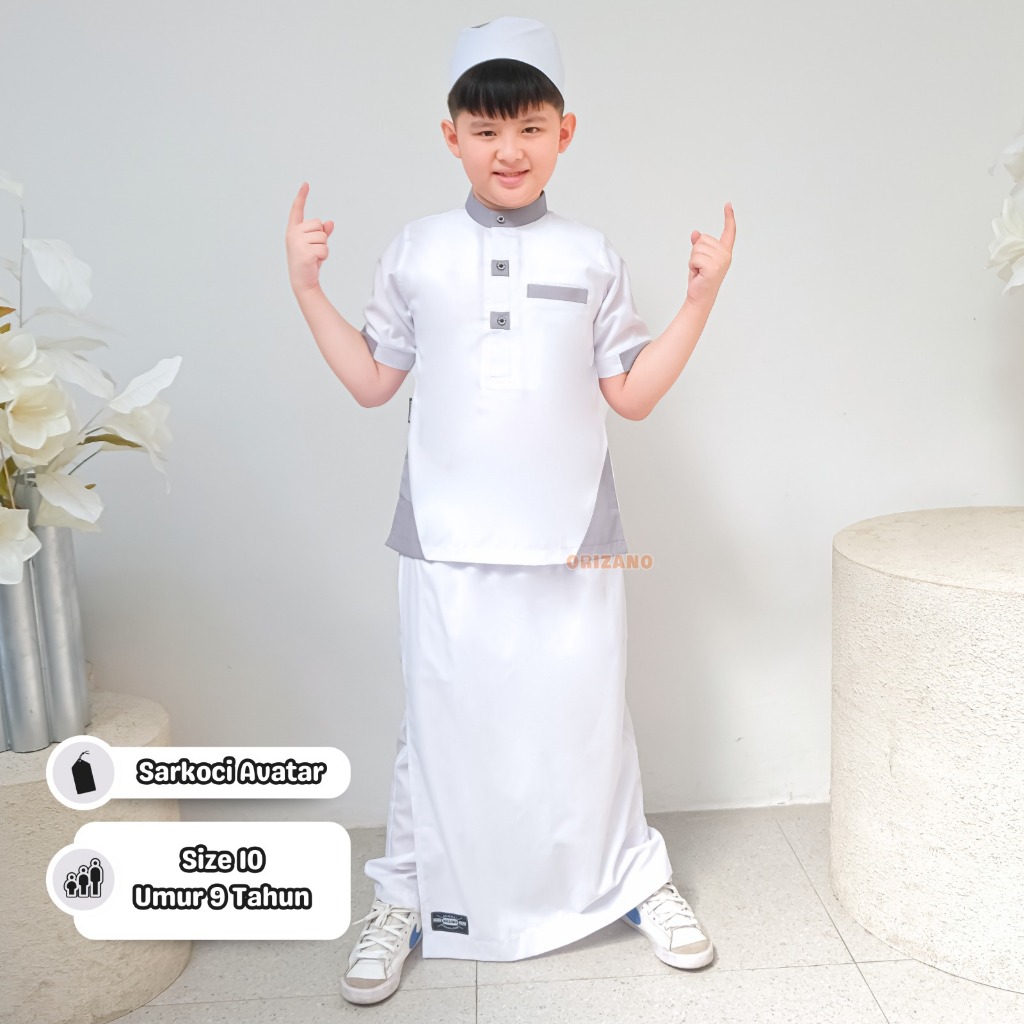 Setelan koko Sarung celana Anak koko laki laki PREMIUM ORIGINAL by ORIZANO AVATAR