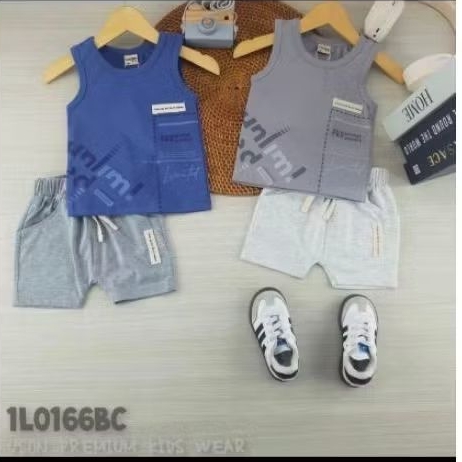 setelan anak cowok USON 0166 lekbong kaos size S-130