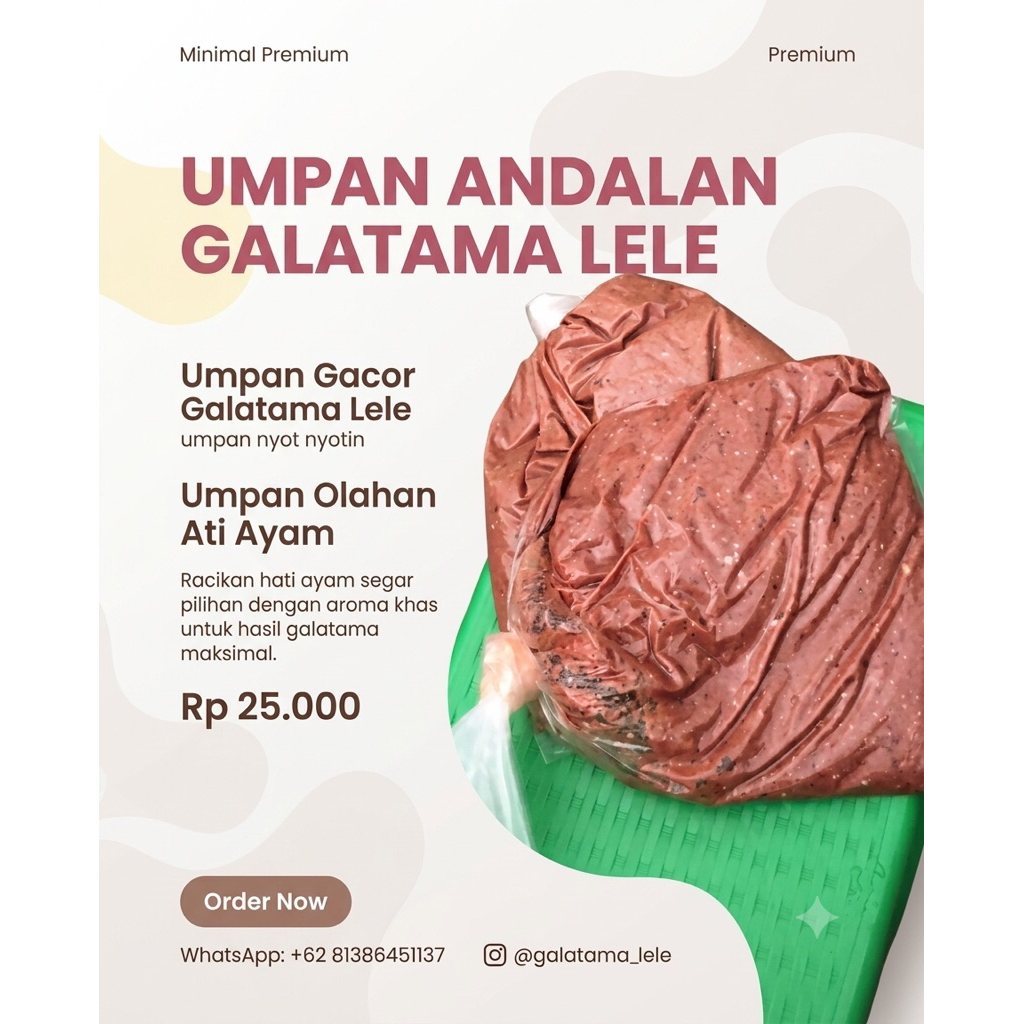 umpan galatama lele