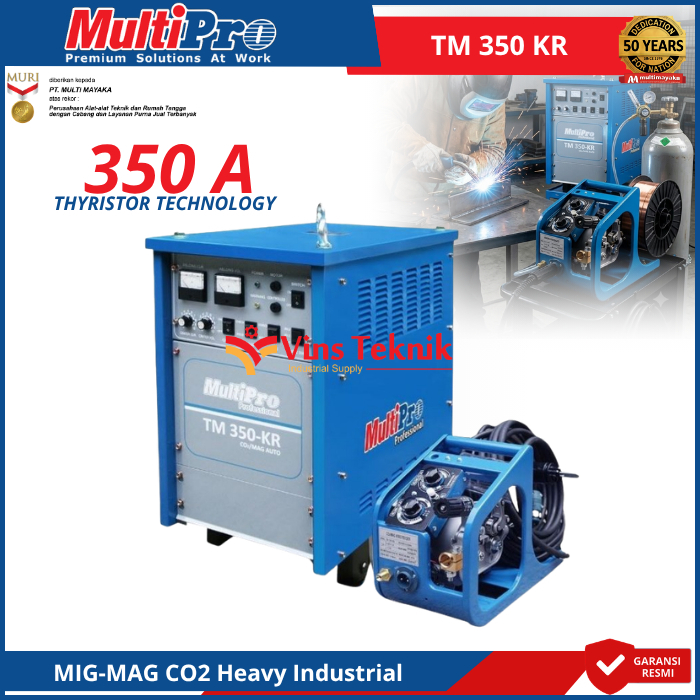 MULTIPRO TM350KR Thyristor Technology Mesin Las Industrial 350A 3PHASE TM 350