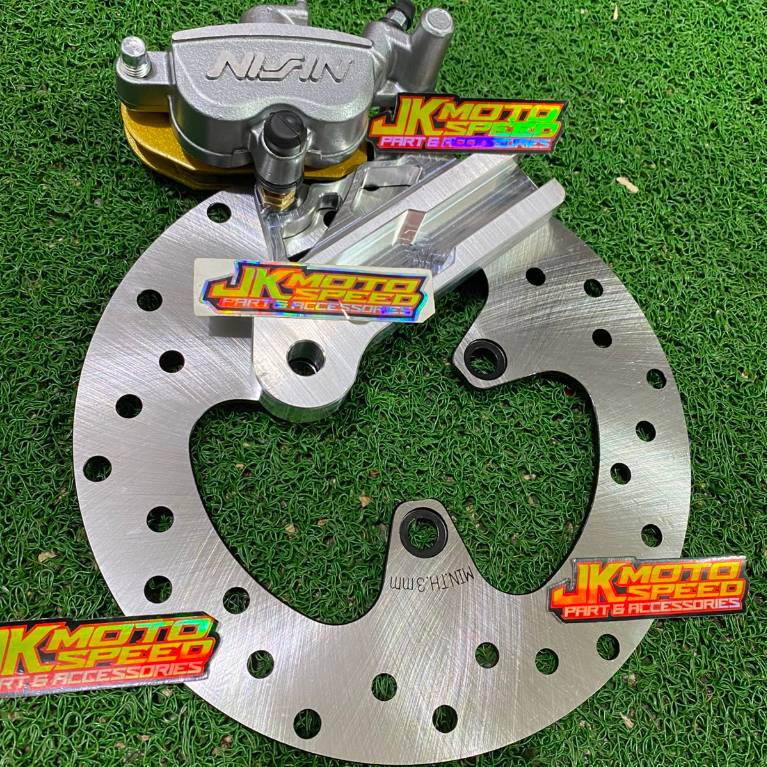 PAKET MURAH  SATRIA F FU FI 150 4 tak satria HIU LUMBA 2TAK kaliper cakram + breket + disk cakram di