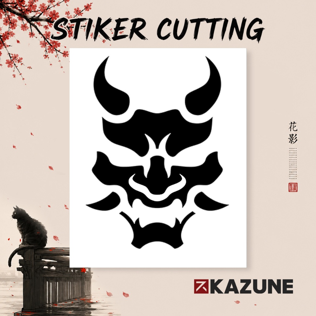 ONI Mask - Cutting Stikers