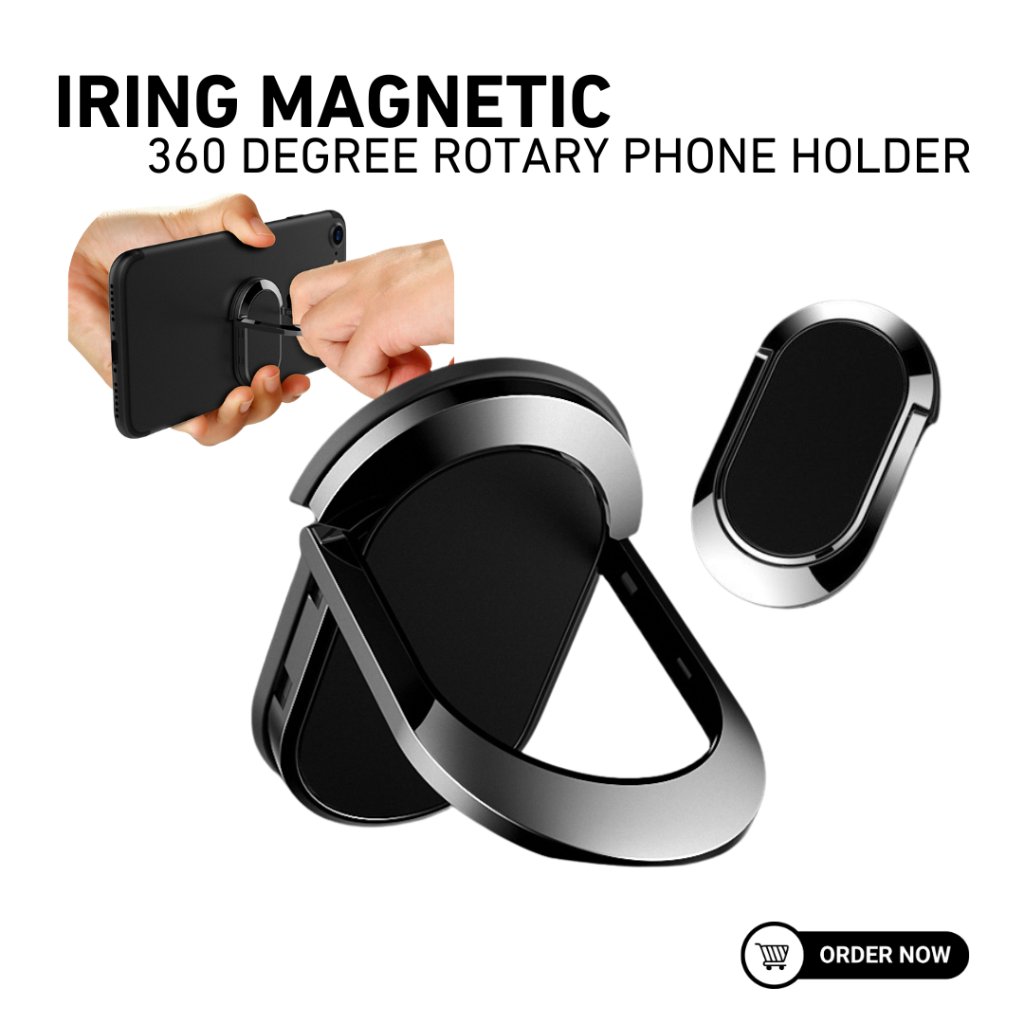 Spinner iRing Magnetic Smartphone Holder 360 Degree Rotary