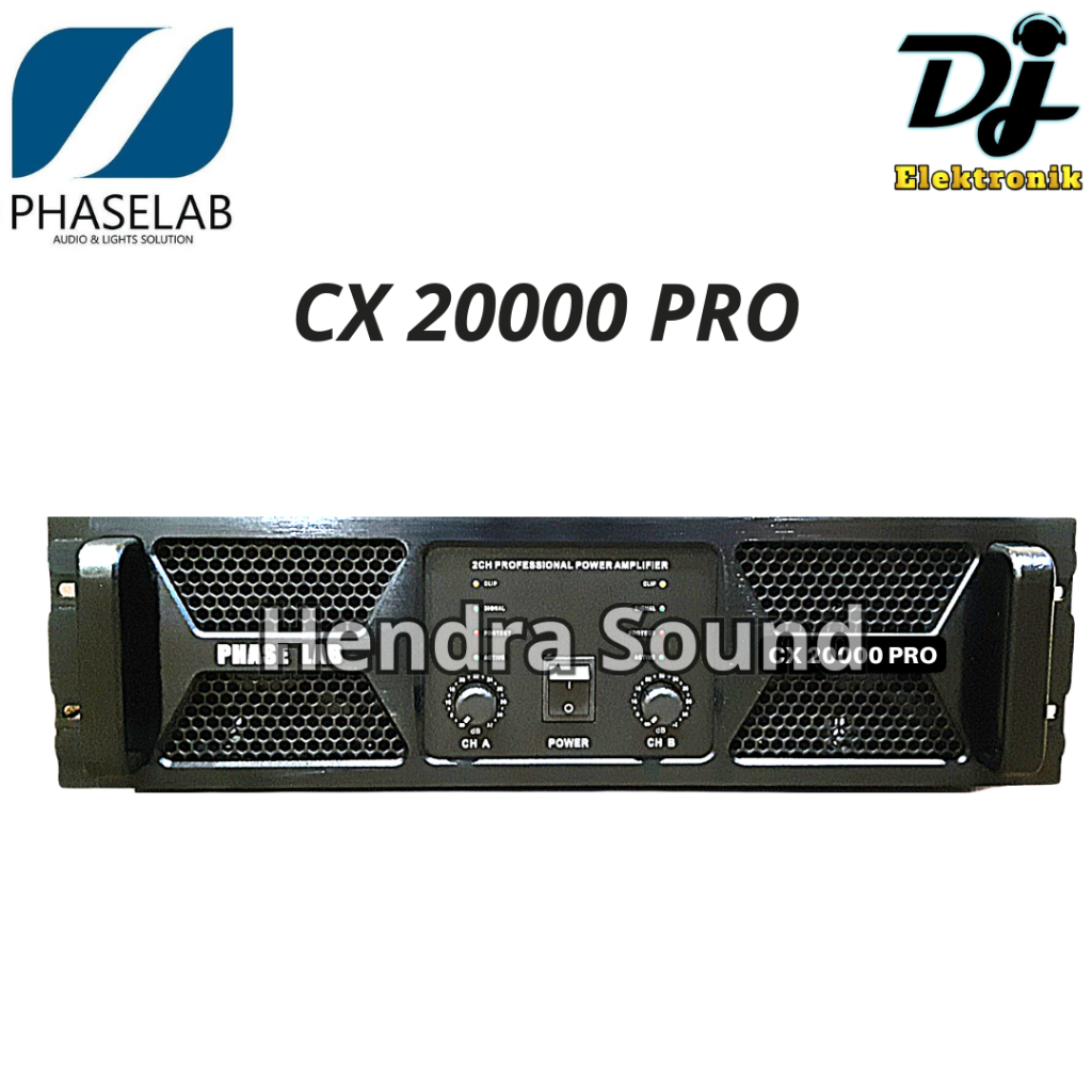 Power Amplifier Phaselab CX 20000 PRO / CX20000 PRO - 2 channel